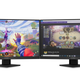 A pair of Omen 25i monitors.